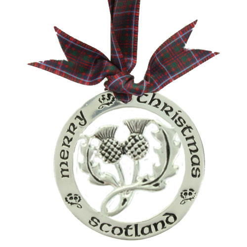 Scottish Christmas Ornament, Grant Tartan